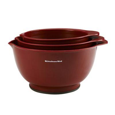 KitchenAid® 3-Piece Classic Mixing Bowl Set in Red