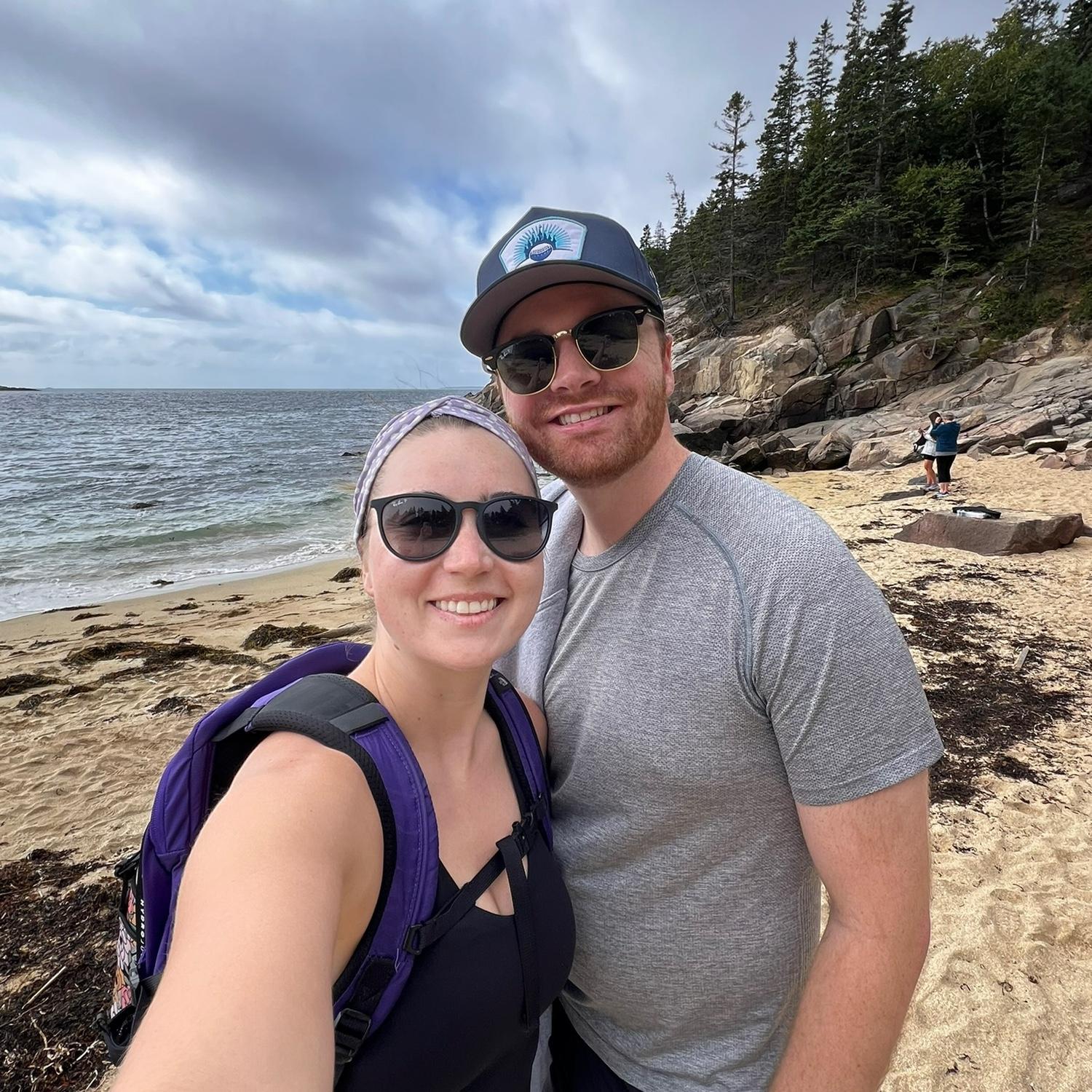 This was a special road trip for us. We explored some of Drew's heritage and saw some of the most amazing locations. We took this photo after talking about how grateful we were to be at Acadia.