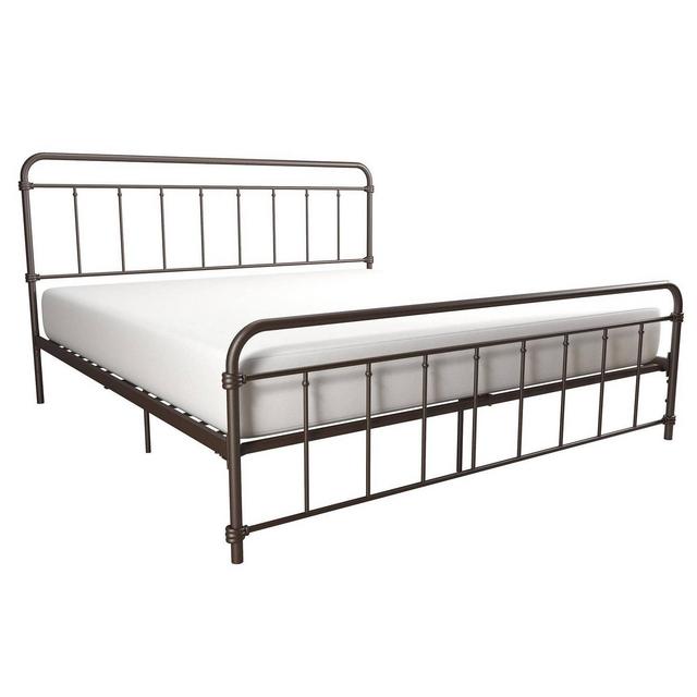 King Waldorf Metal Bed Bronze - Room & Joy