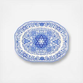 Judaica Oval Platter