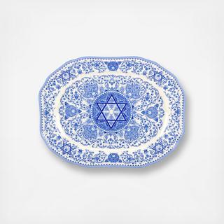 Judaica Oval Platter