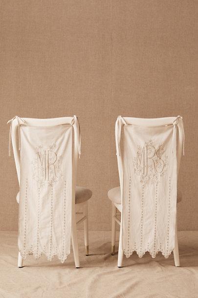 Mr. & Mrs. Eyelet Chair Banners