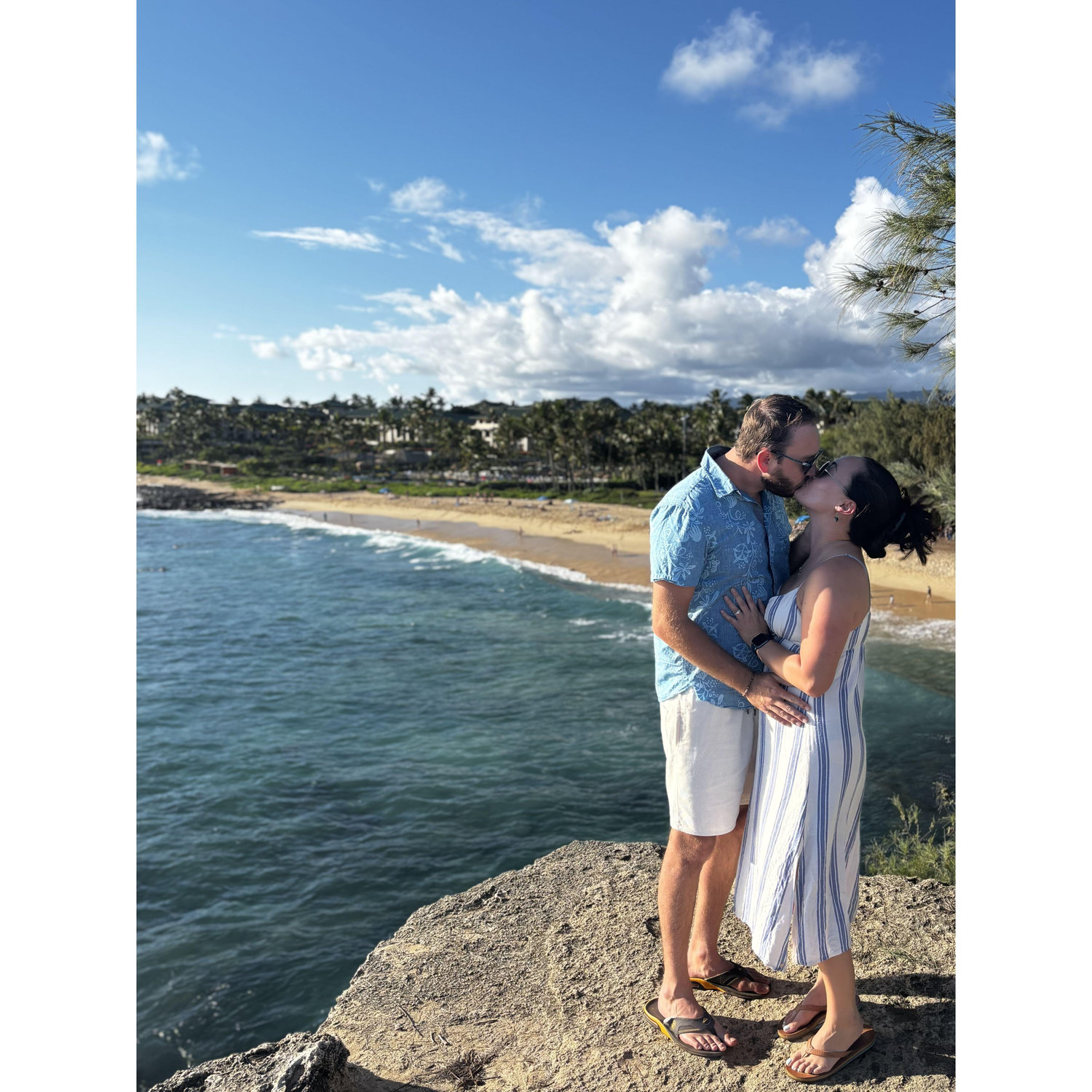 More scenic photos on the island, then immediately jumped in the ocean :)