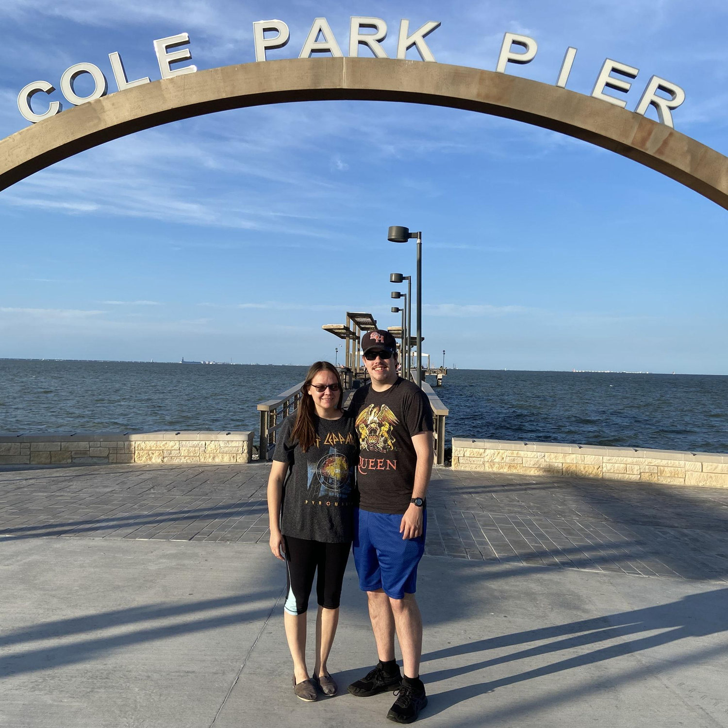 Our first Corpus trip together, showing him around my hometown. June 2023.