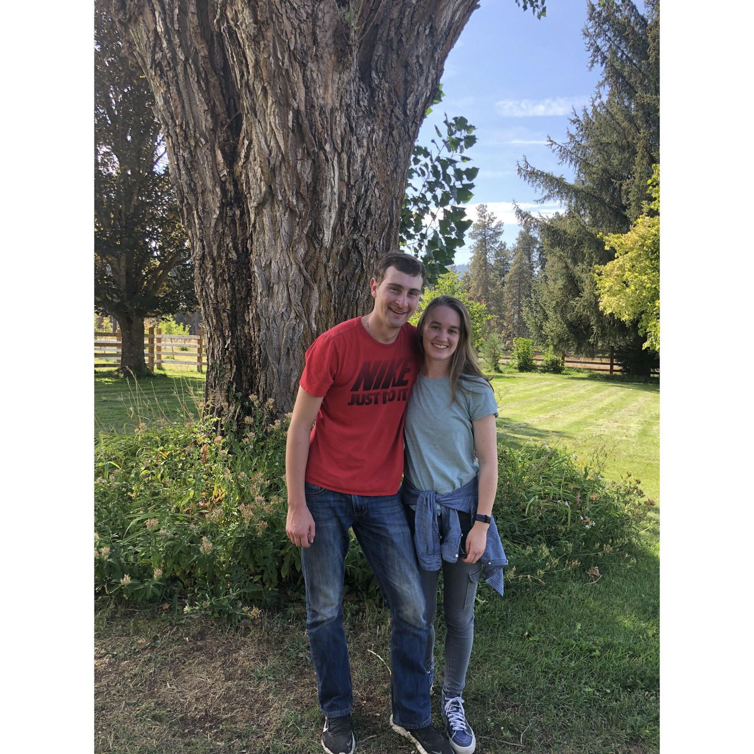 Here’s the picture that was circulated just after we started dating :)