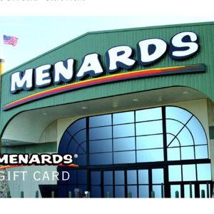 Menards Gift Card