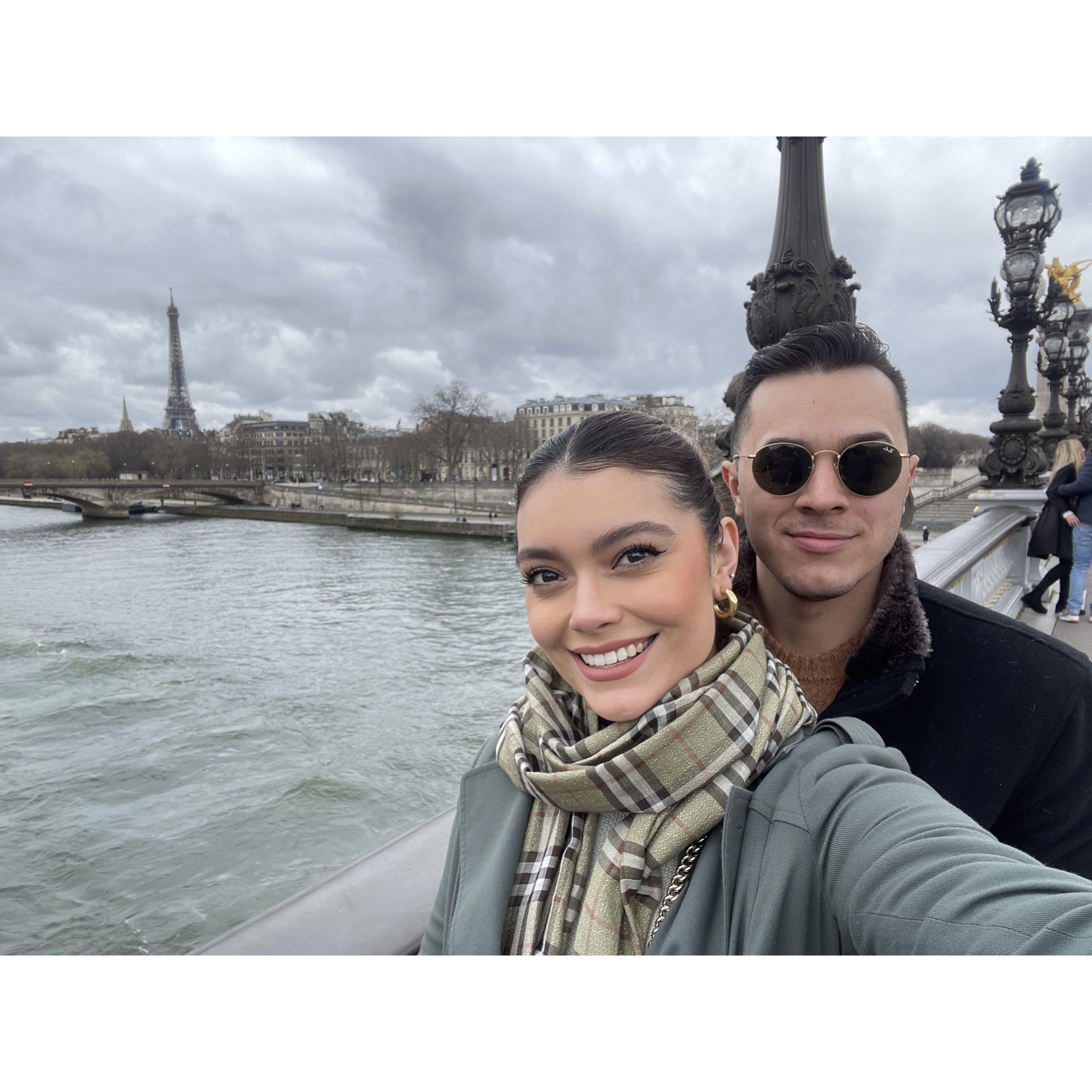 MARCH 2022: Diana and Antonio take Paris.