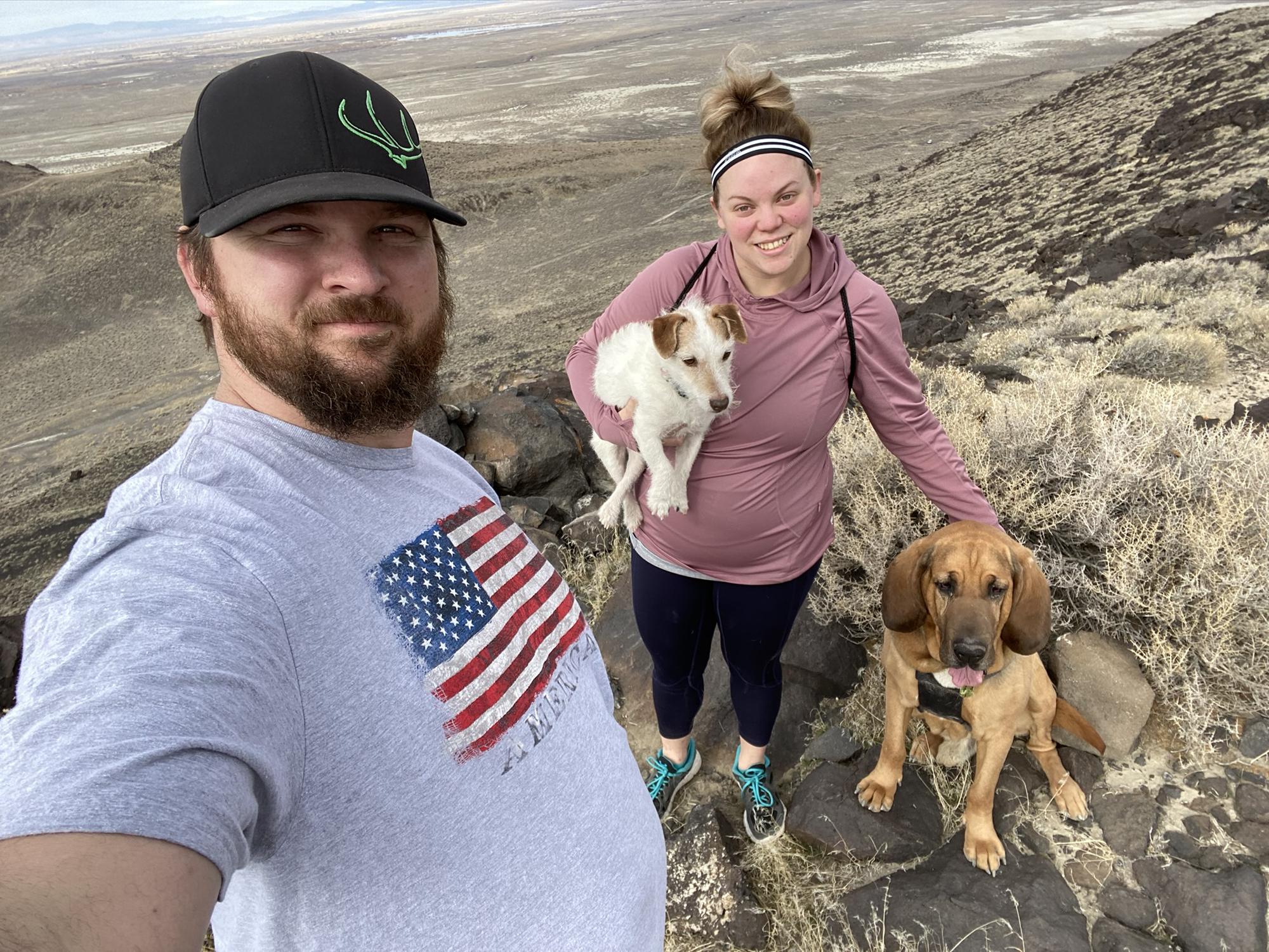 One of our random family hikes before we got Barrett