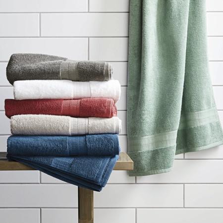 Better Homes & Gardens American Made Bath Collection - 6-Piece Set, Solid Grey