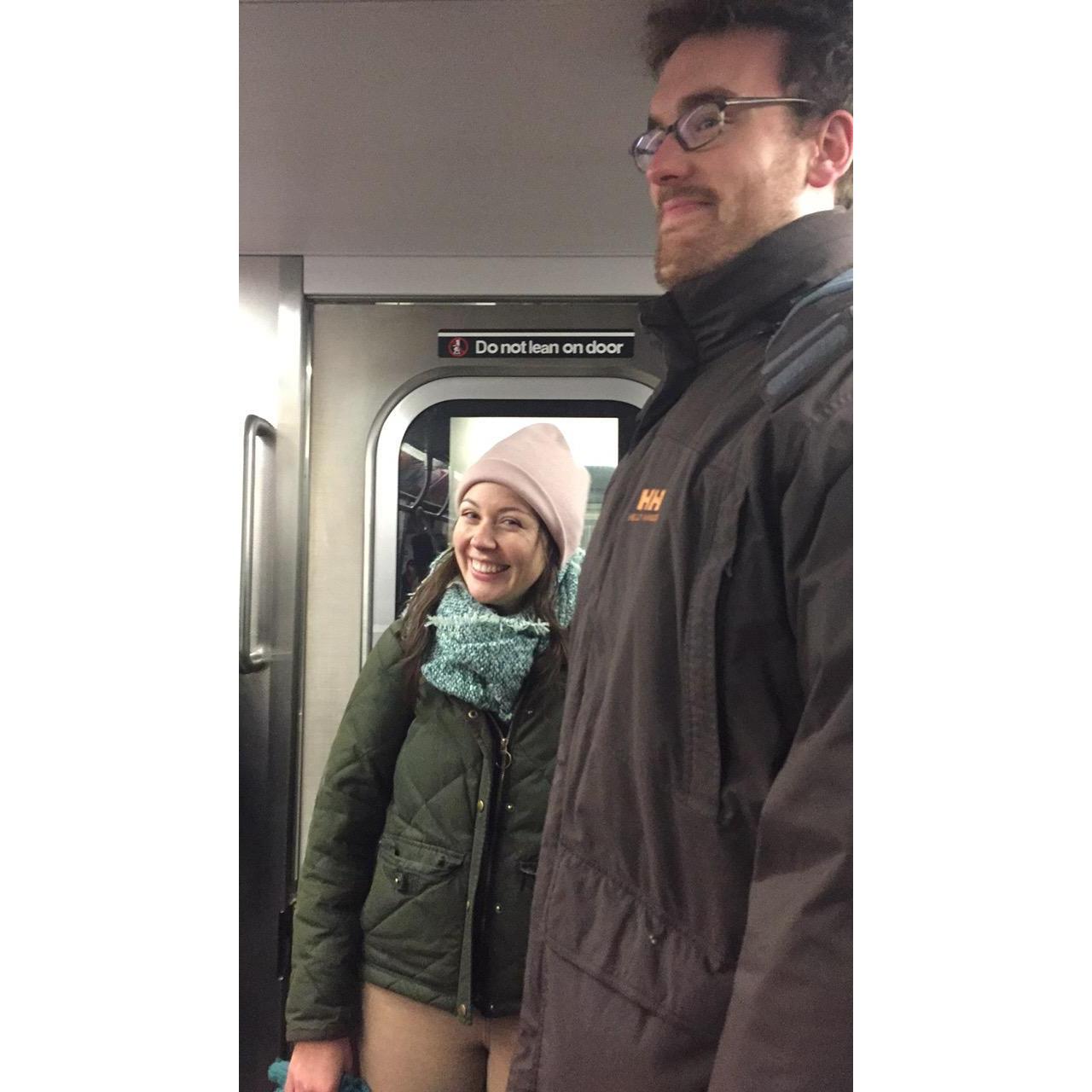The days when we were never not on the subway
