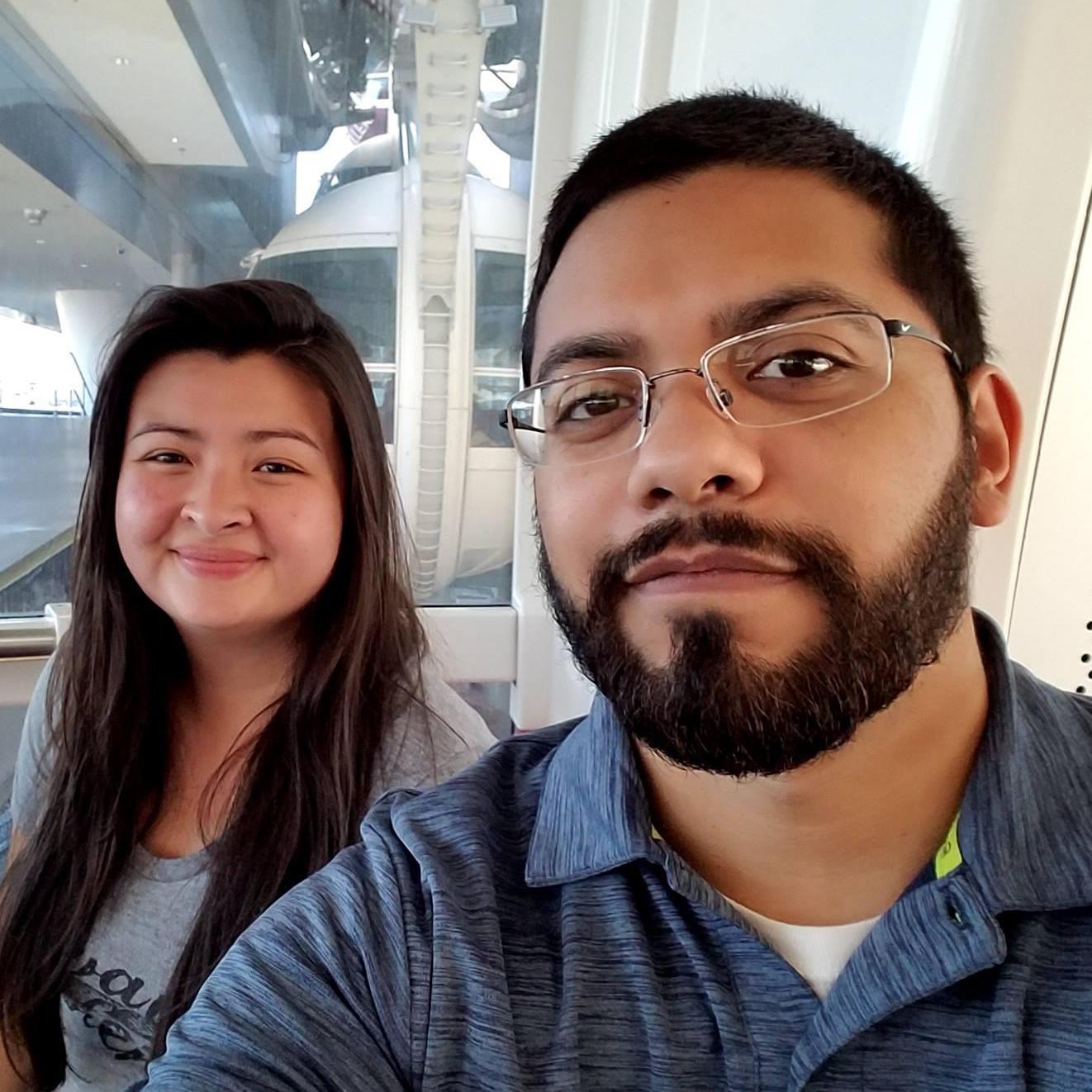 Inside the High Roller in Las Vegas. We got the whole ball section to ourselves.
