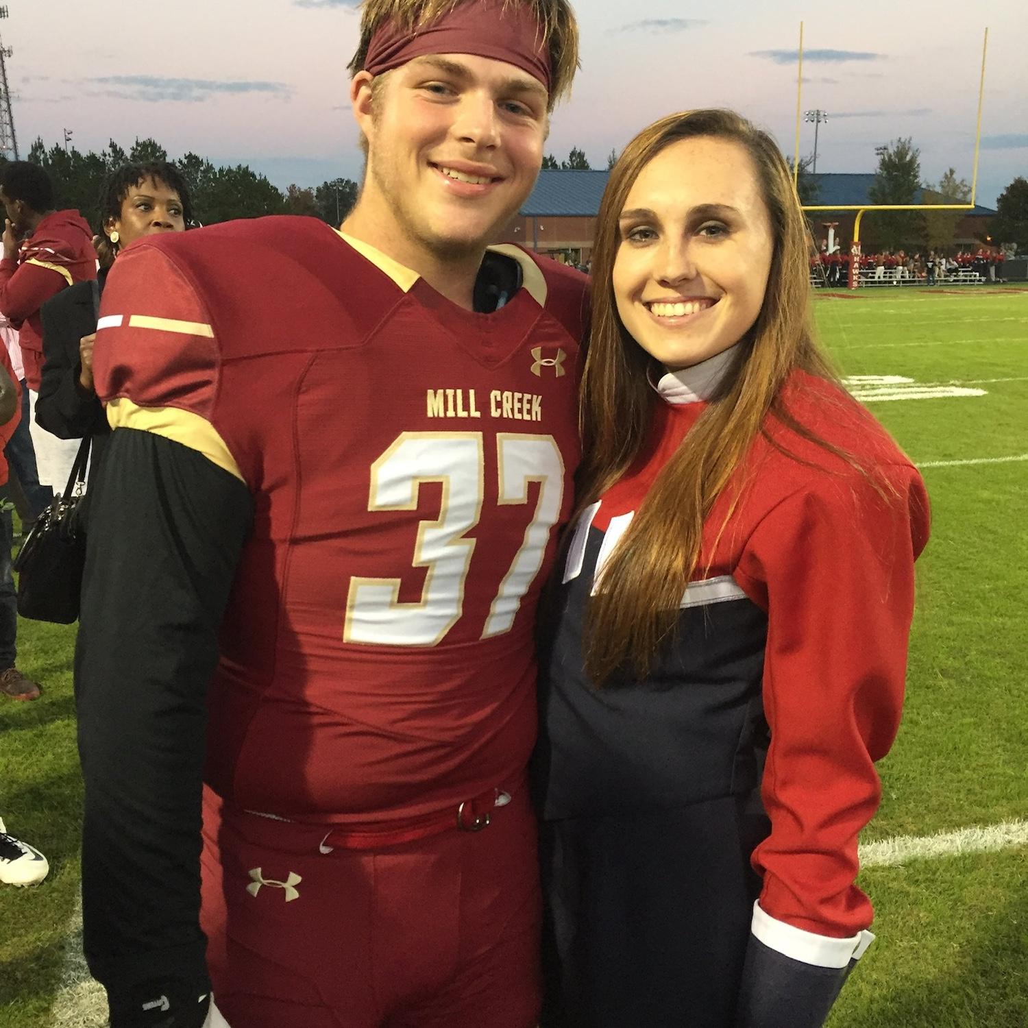 Senior night football game - October 2017