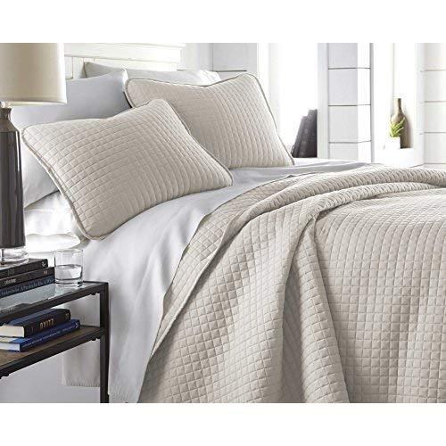 Southshore Fine Linens Vilano Springs Quilt Set, Bone, King/California King (3-Piece)