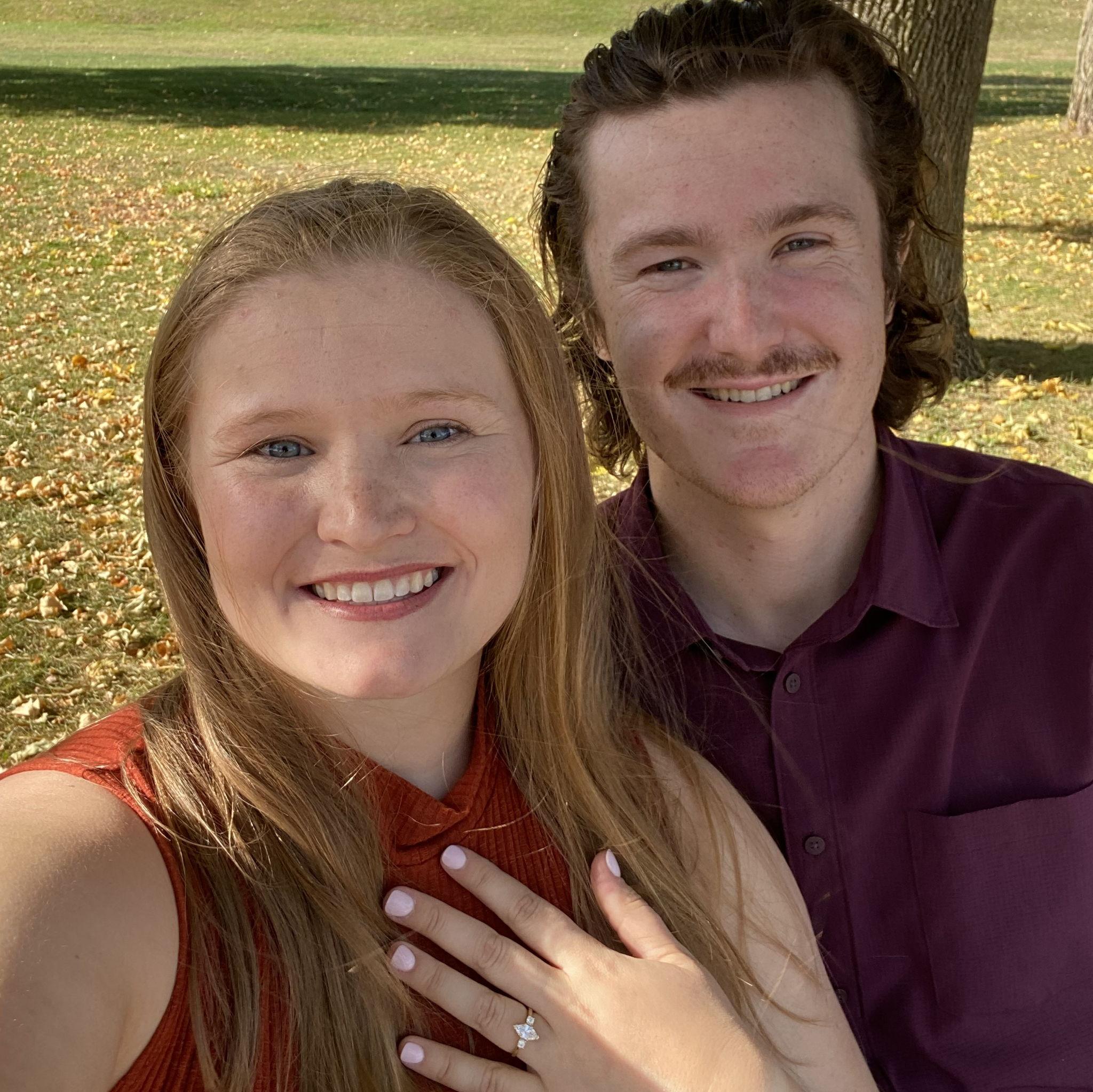 Engaged on the most beautiful day :)