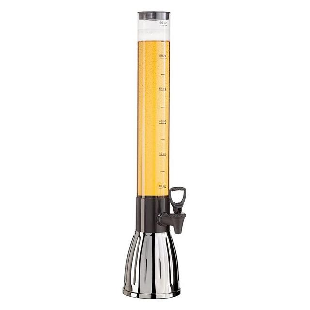 Oggi 8088 Beer Tower Dispenser with EZ-Pour Spigot, 2.75-Quart, Black