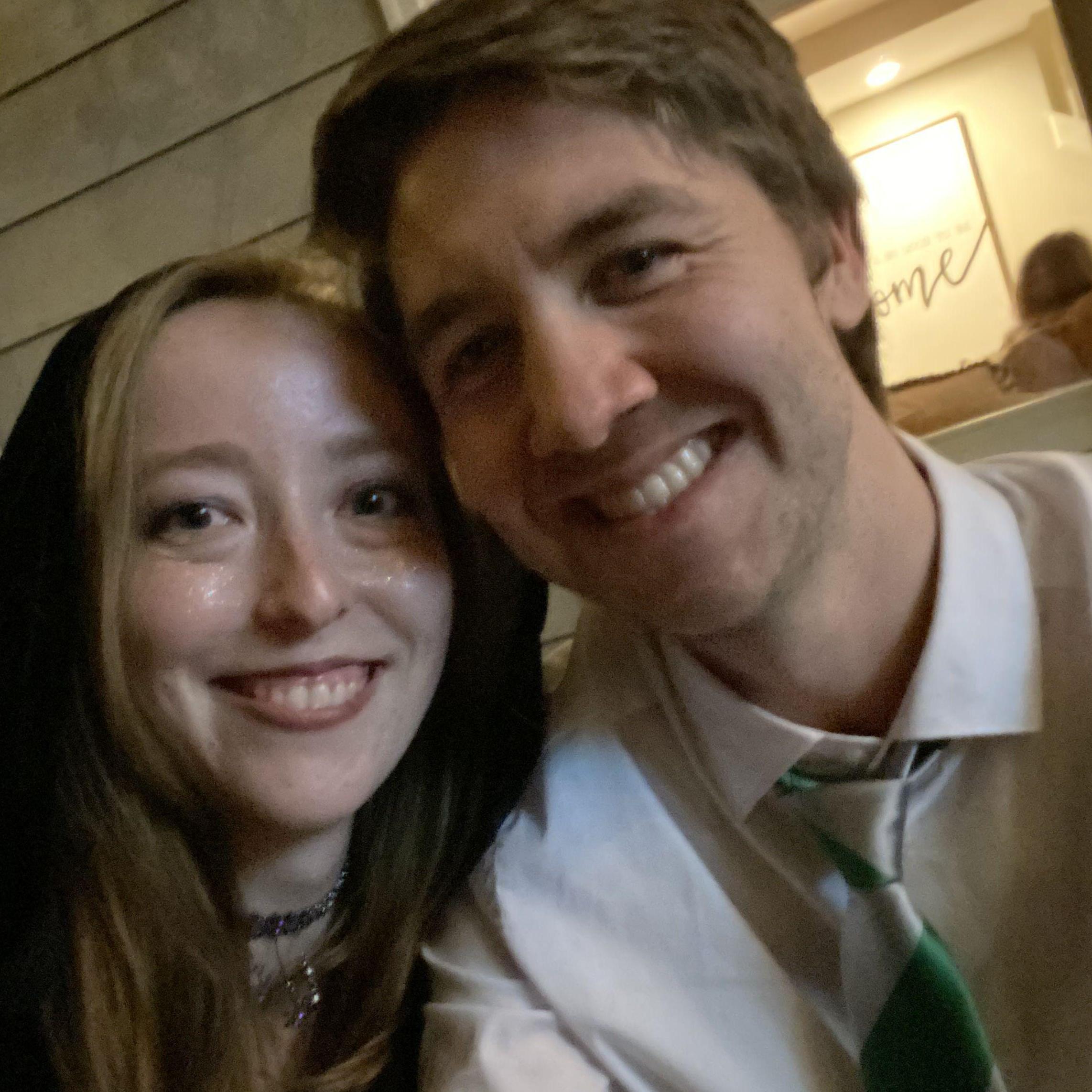 We were a witch and wizard on Halloween of 2023.