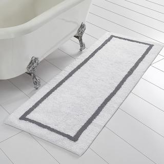 Reversible Contrast Stripe Bath Runner