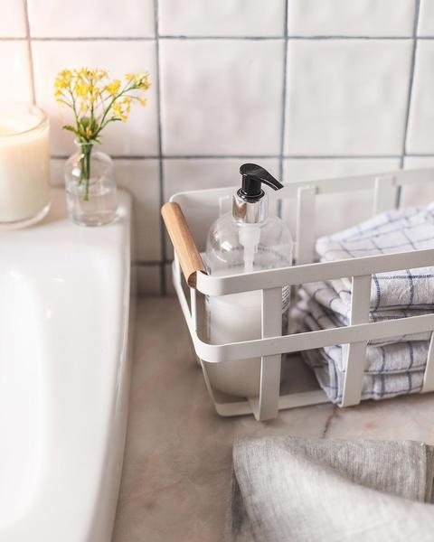 White Utility Basket