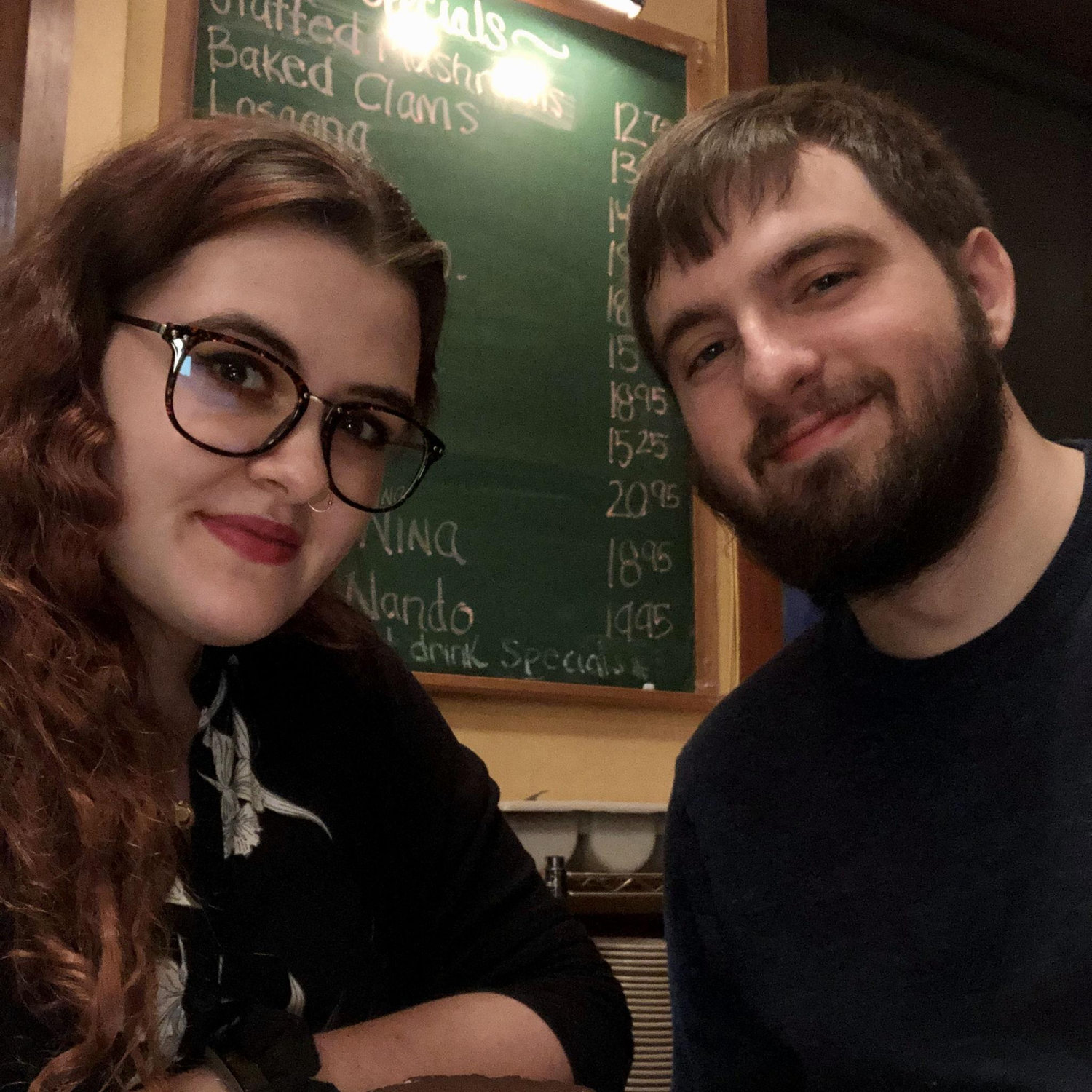 Our first Valentine's Day after moving to Tinley together! (circa 2020)