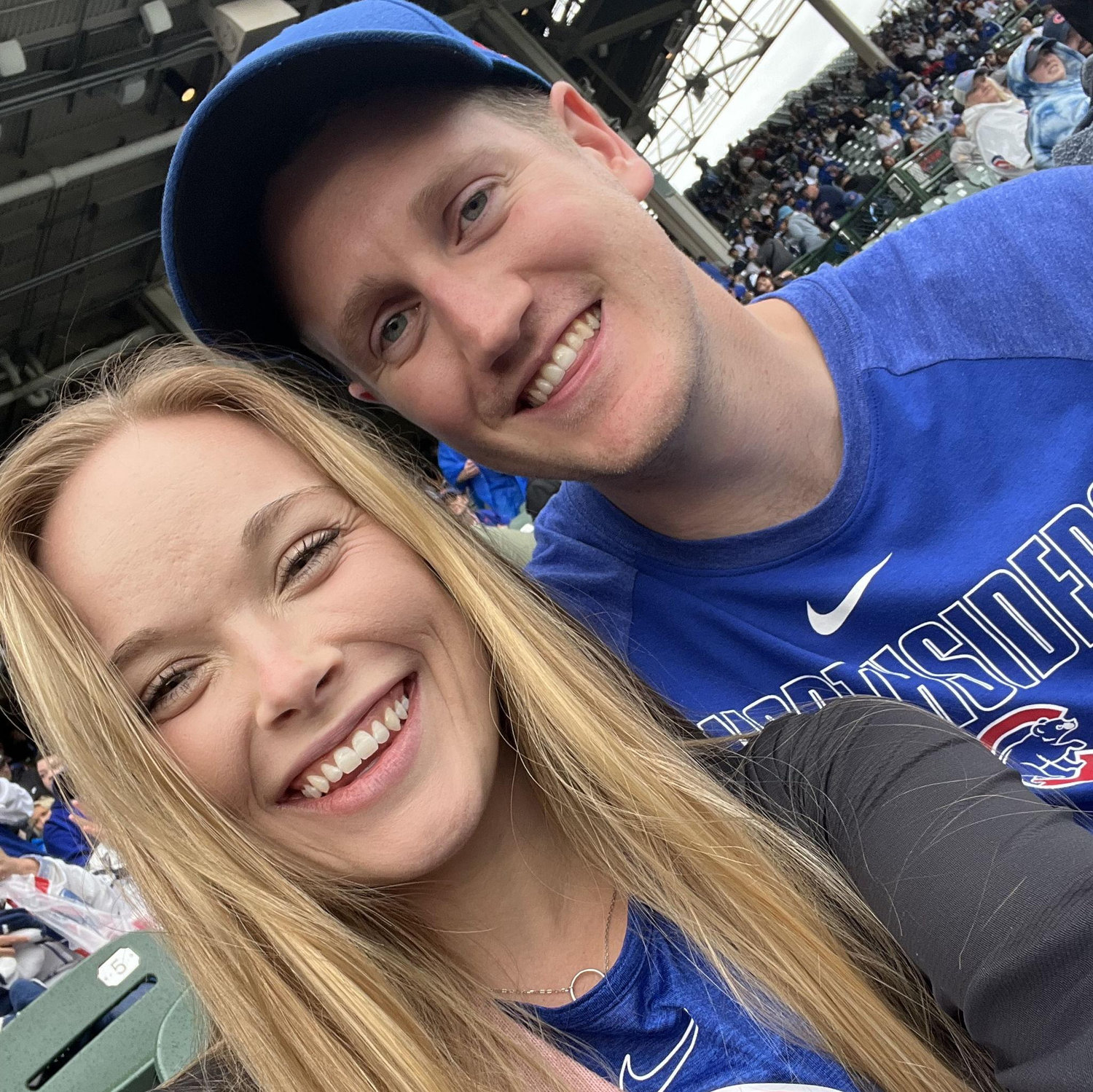 5/21/2022 - Haley and Hunter went on their first trip, which was to a Cubs game in Chicago. Go Cubs Go!