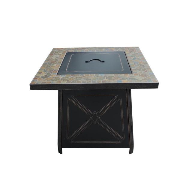 Antique Bronze Finish Gas Fire Pit