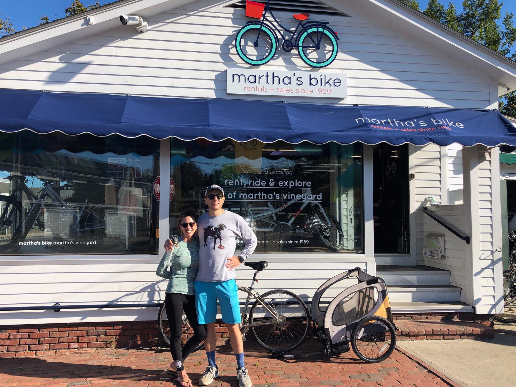 Memorable time biking all around Martha's Vineyard, the weekend of Casey & Jason's wedding - photo credit to Jeff, who spent the afternoon on the road with us!