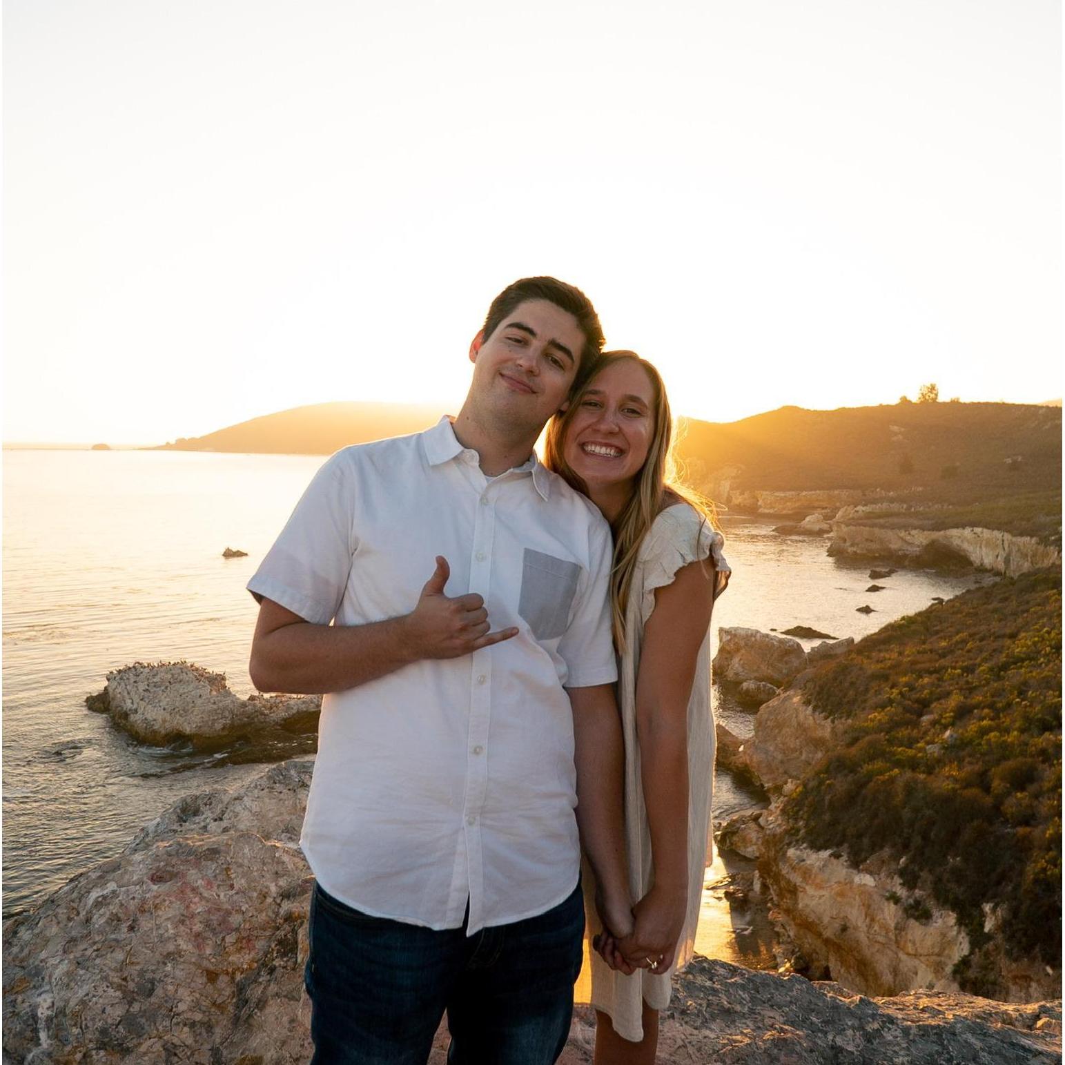 Throwin up the Shaka because we are ENGAGED
September, 2021