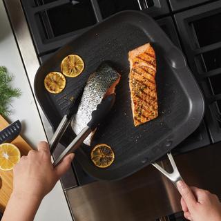 Hard-Anodized Induction Nonstick Square Grill Pan