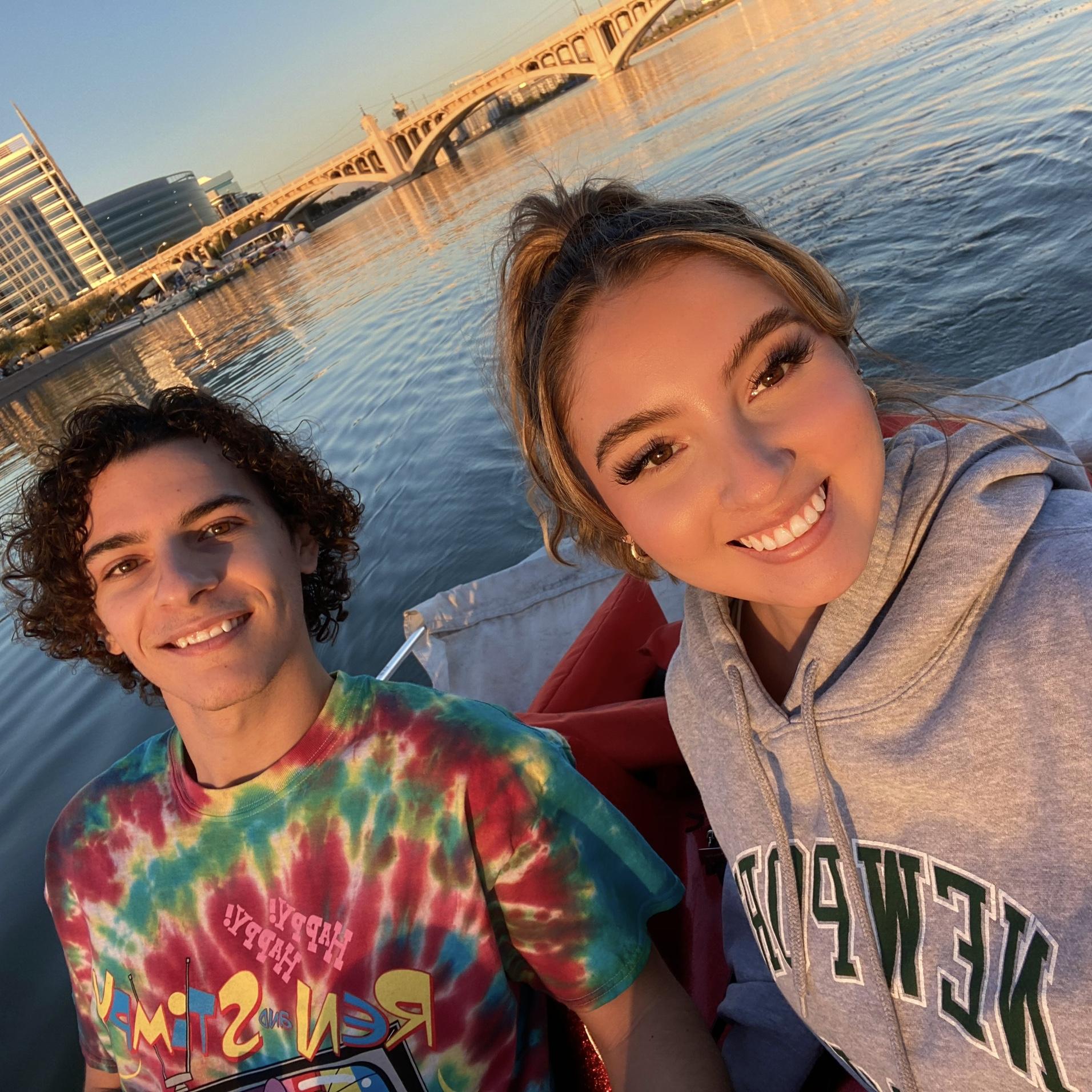 Boat ride at Tempe Town Lake in 2020!