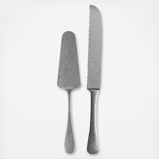 Brescia Vintage 2-Piece Cake Knife & Server Set