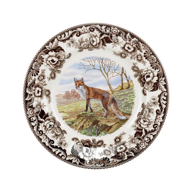 Spode Woodland Red Fox Dinner Plate