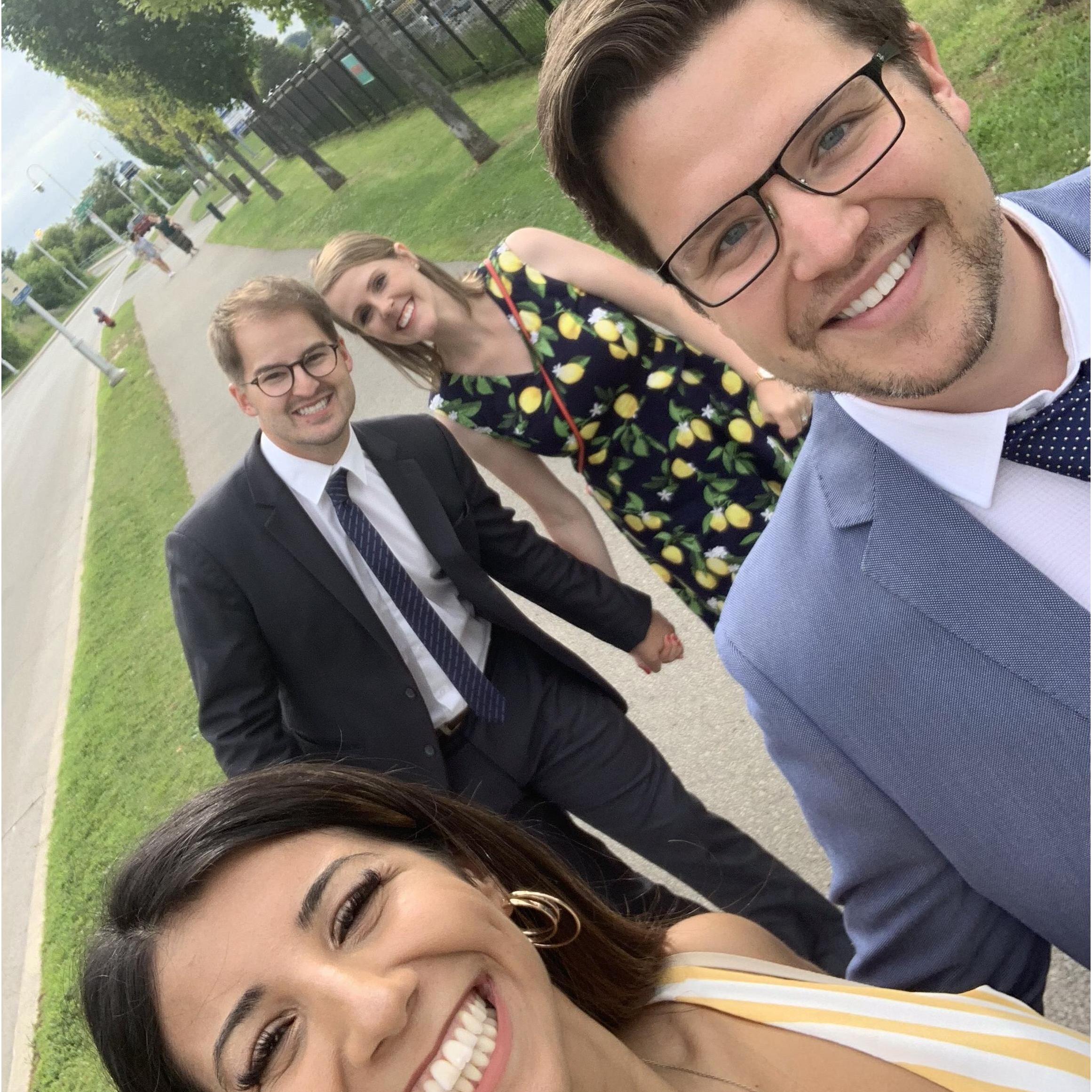 More weddings with our friends, the Shelleys! They are in our wedding as the Best Man + Bridesmaid!