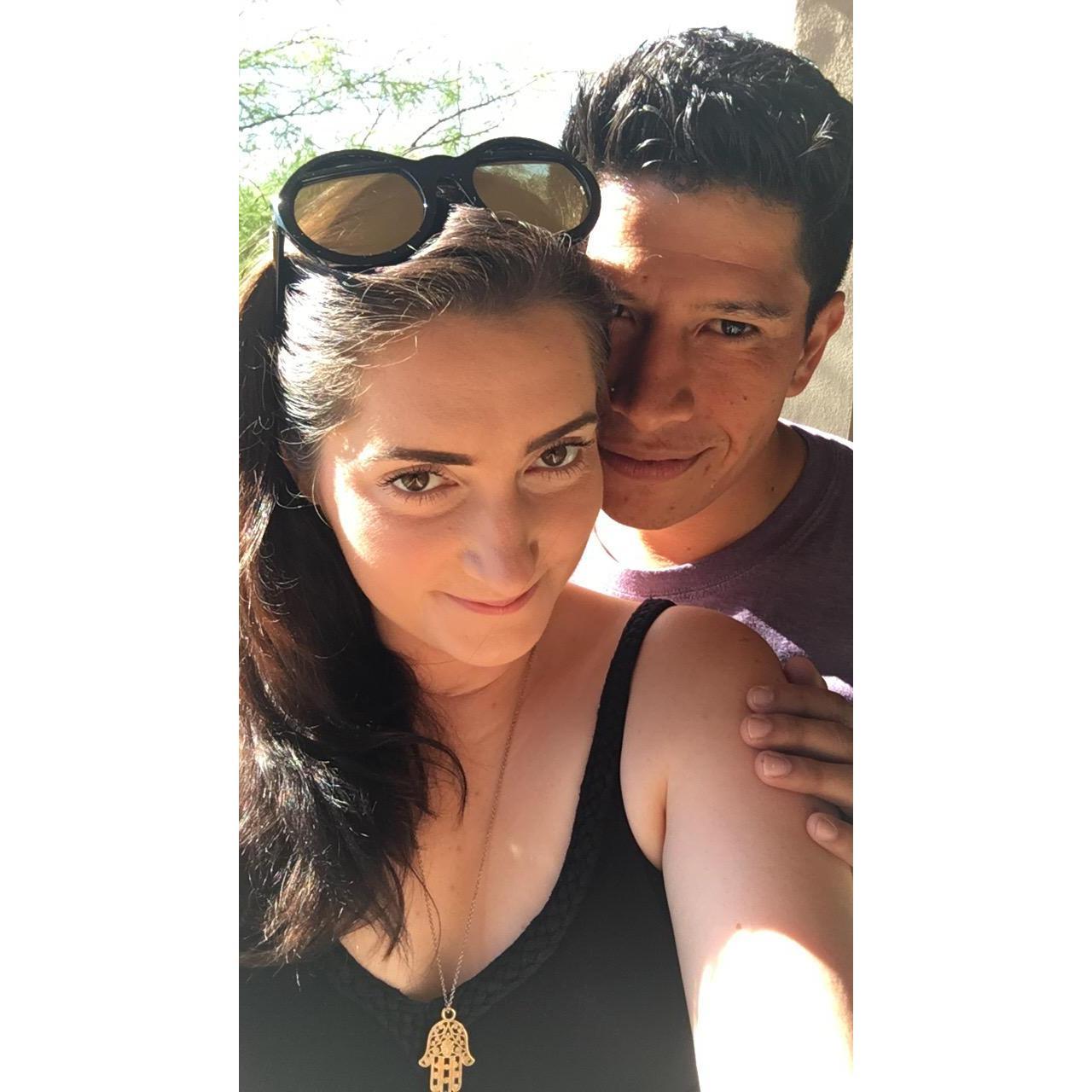 Our first trip away together in Tucson.