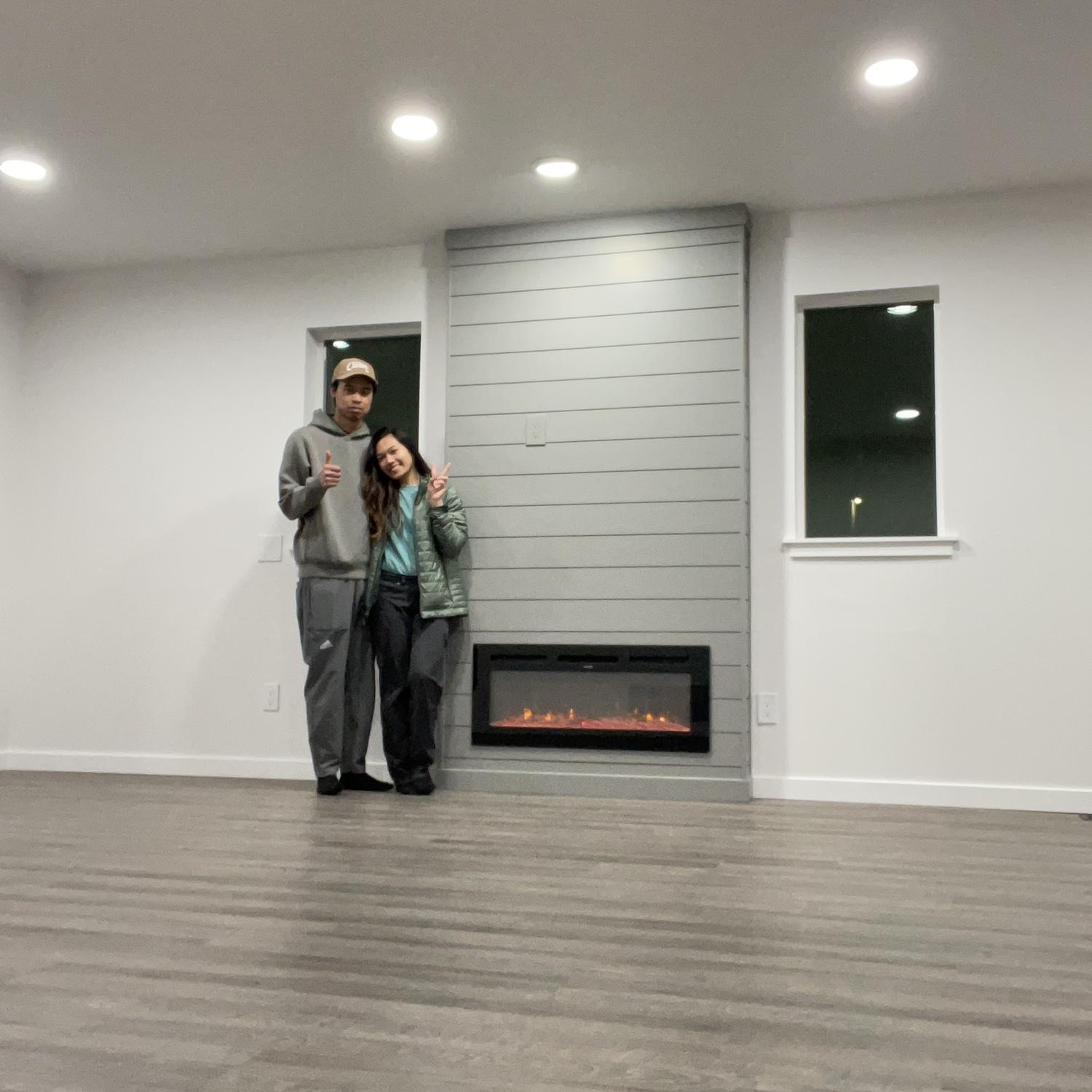 Fast forward to March 2023, they decided to permanently live in Washington and bought their own house.