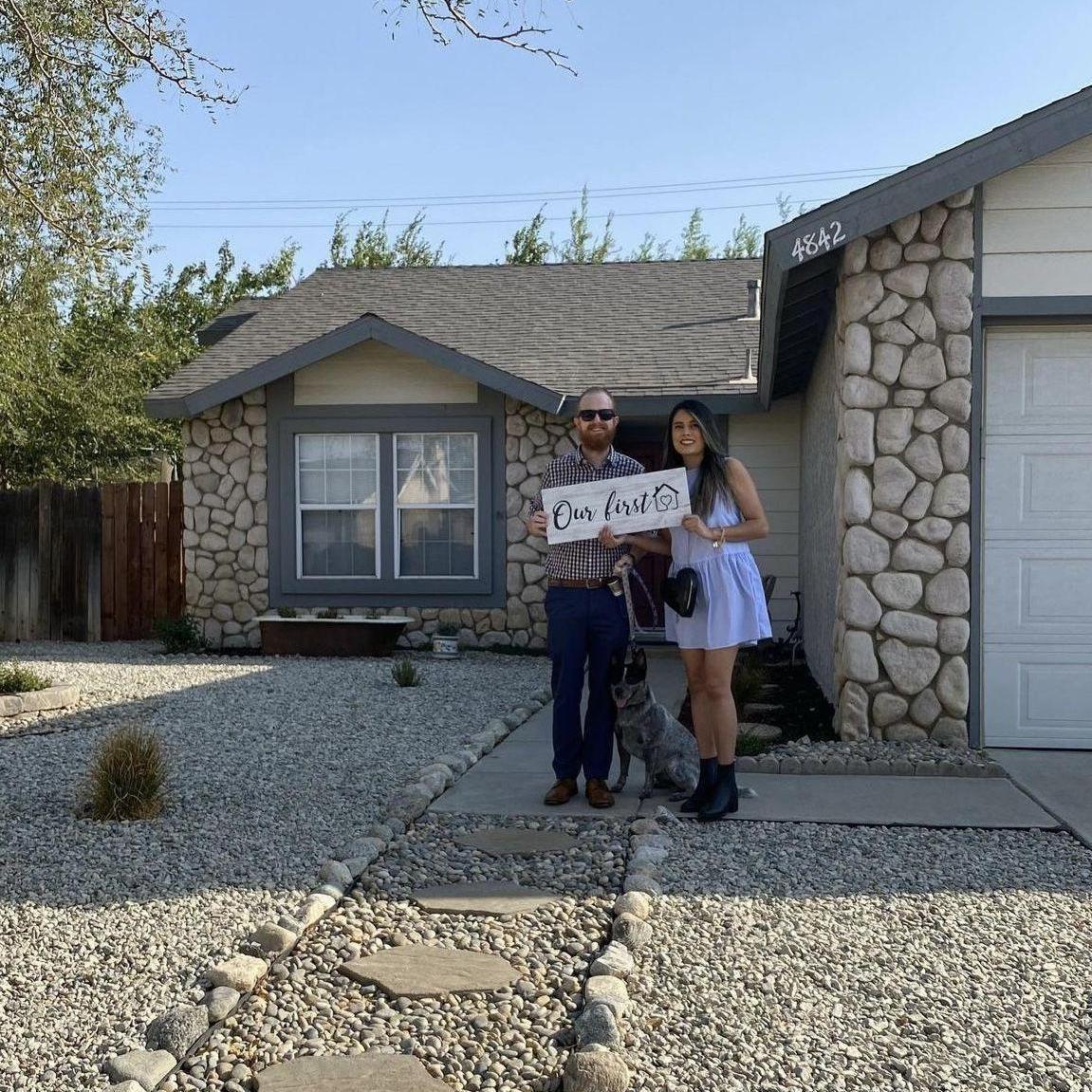 We purchased our first home 2021