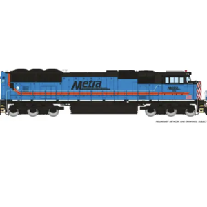 Rapido 1111033 N SD70MACH (DC/Silent): Metra - Light Blue/Black: #504