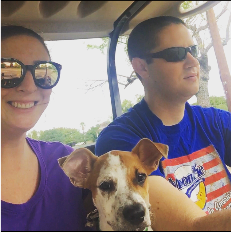 Here's to Love, Laughter and Golf cart rides with Spencer forever