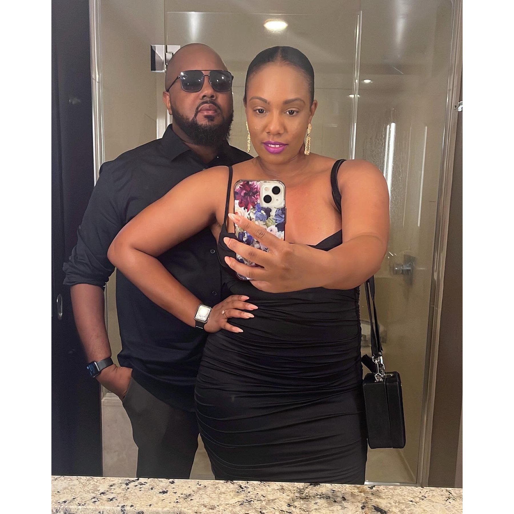 Celebrating Brandon's 40th Birthday in Vegas.