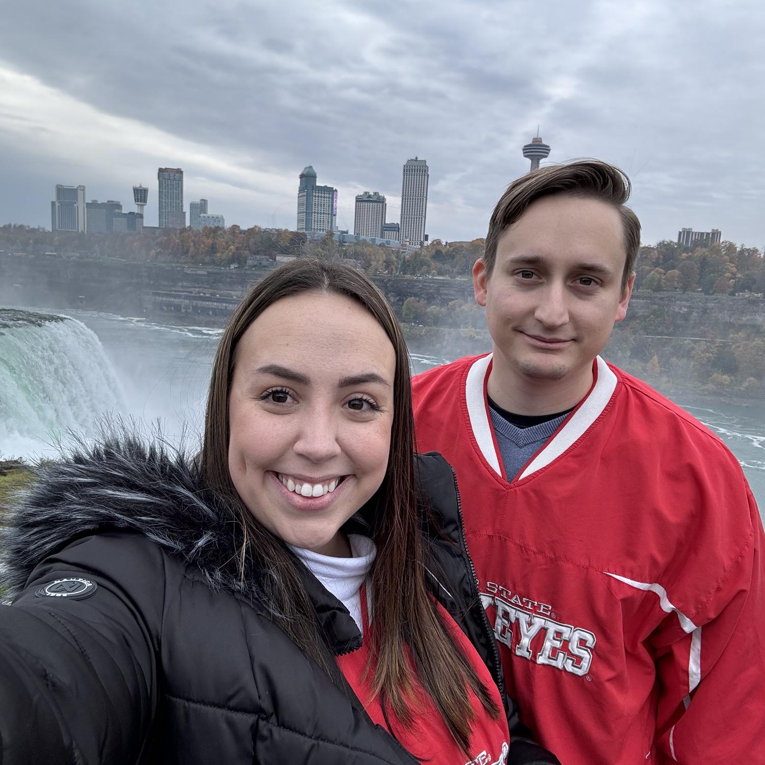 When we went to Niagara Falls for Syd’s birthday!