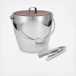 Ice Bucket With Tongs Set