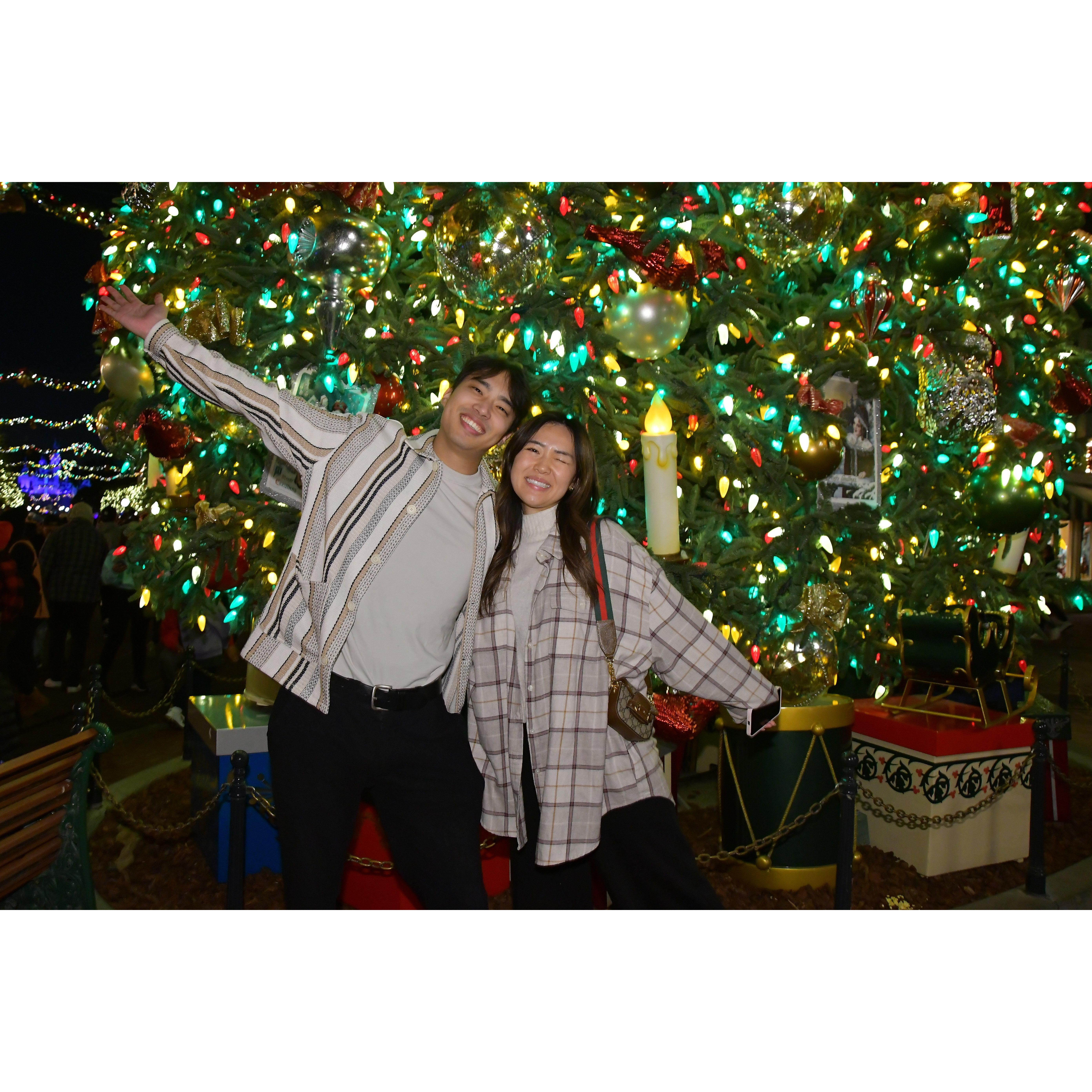 Our First Disneyland Christmas