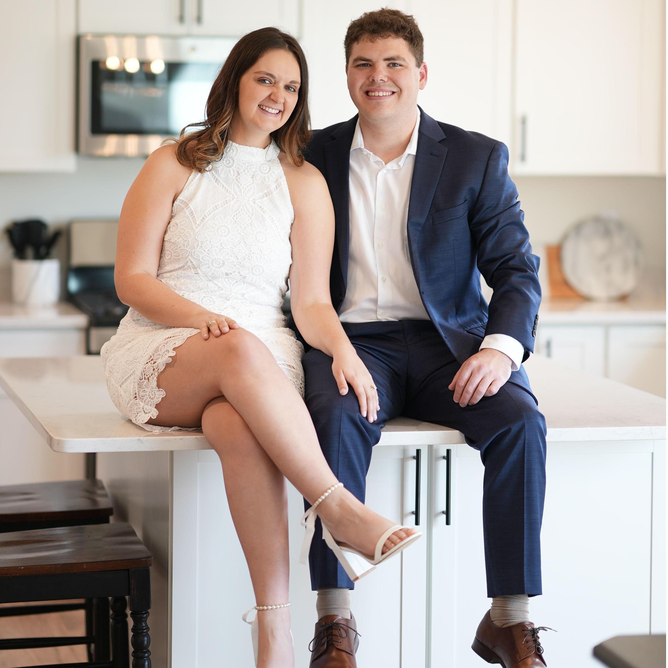 We celebrated our engagement with our friends and family in our new home in Crestwood, Missouri!