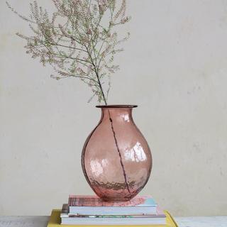 Textured Glass Vase