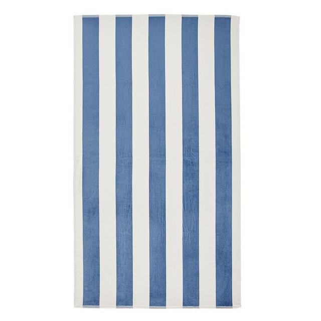 Chambray Classic Awning Striped Beach Towel