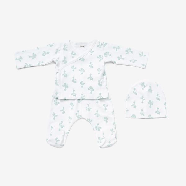 Newborn Kimono Set Mini Radish | Agave