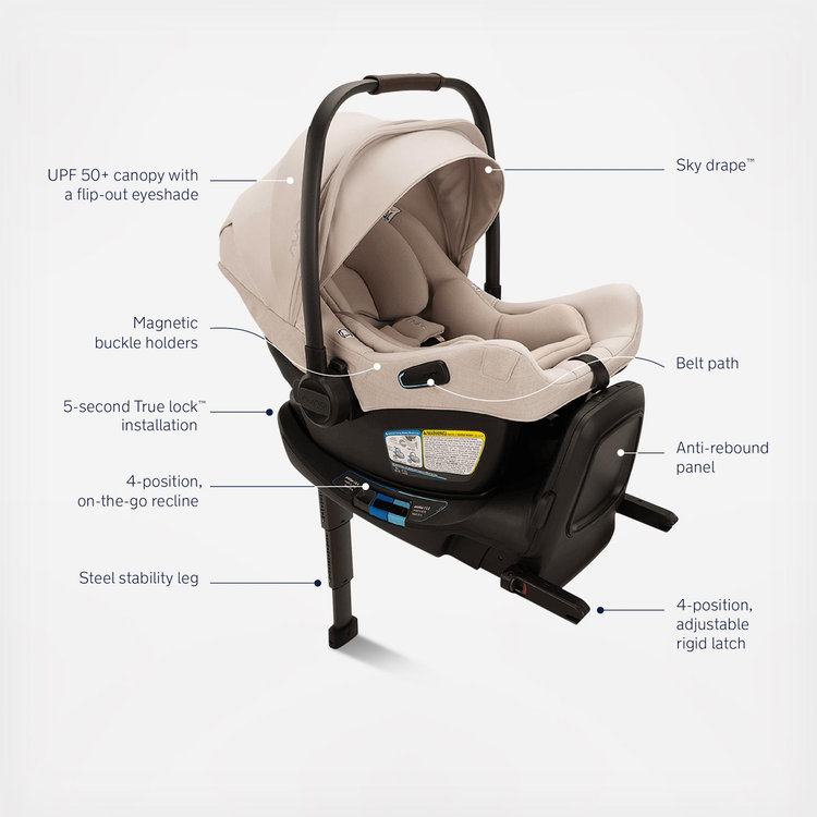 Nuna, PIPA Aire rx Infant Car Seat with RELX Base | Zola Baby