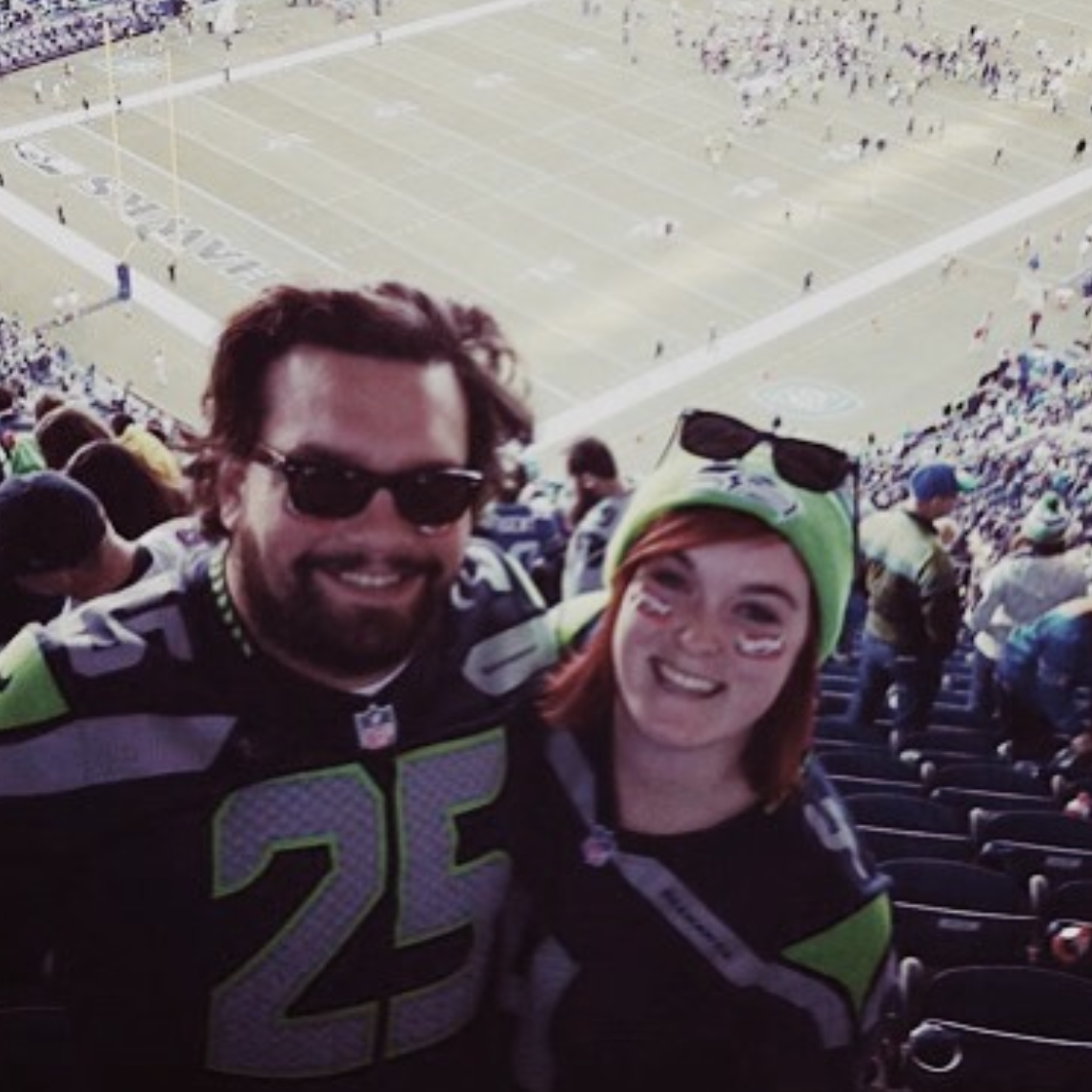 First Seahawks game (in-person) Home Opener vs. the Bears, 2015