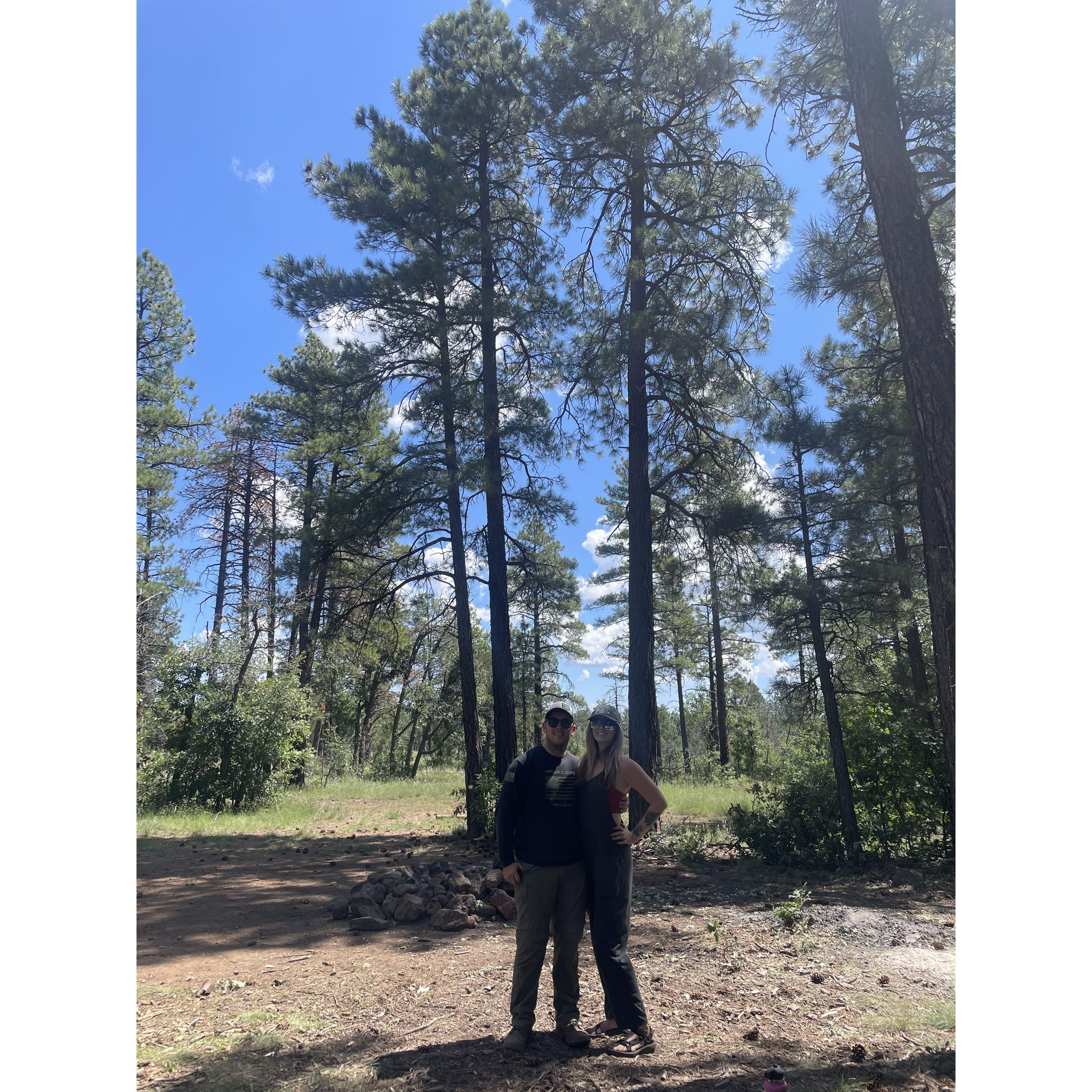 Camping on Amanda's birthday