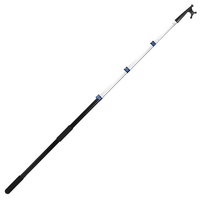 Lineslife Boat Hooks Floating for Docking Telescoping, 8ft/12ft Extend Boat Push Hook Pole, Lightweight, Aluminum, Non-Slip