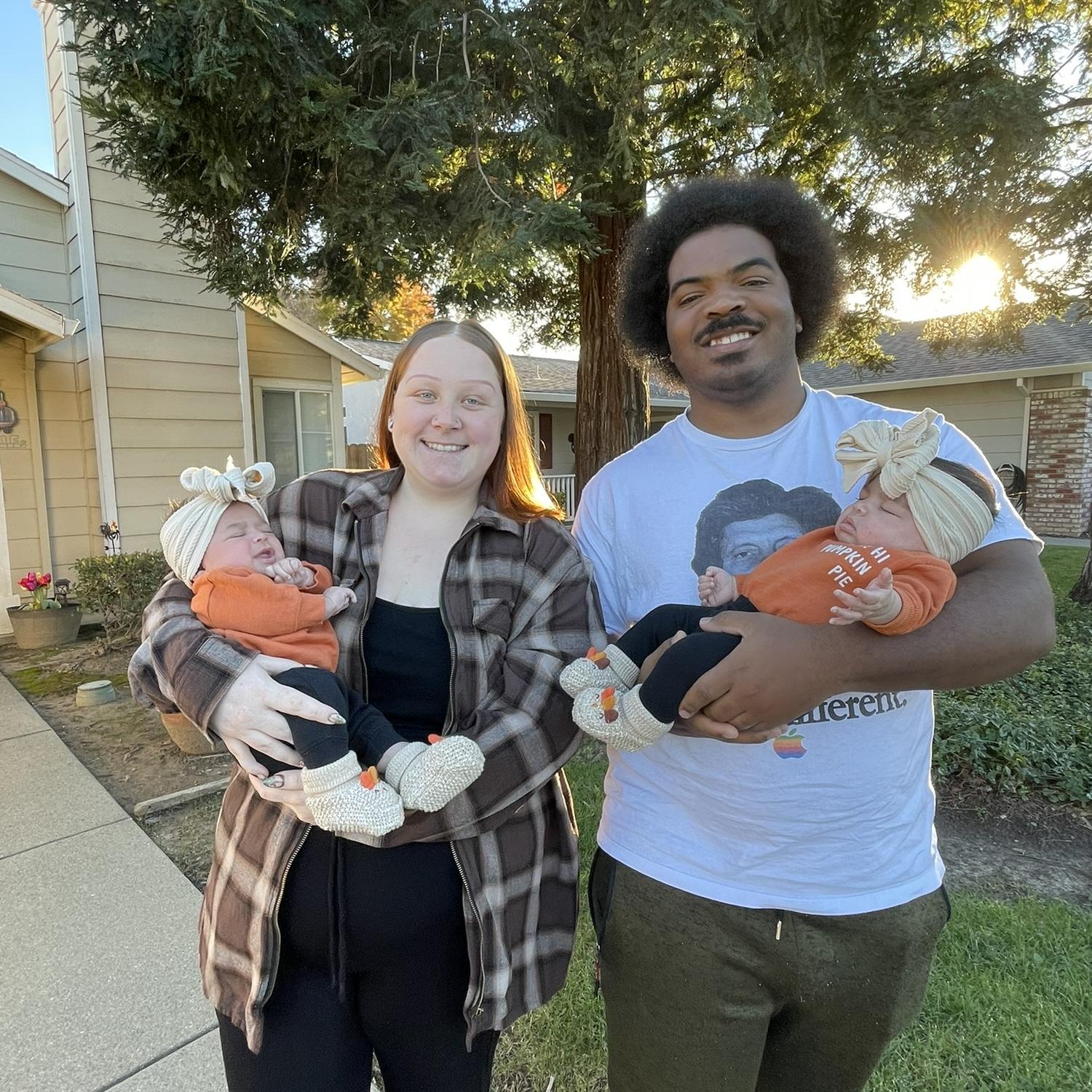 Our first thanksgiving with the girls